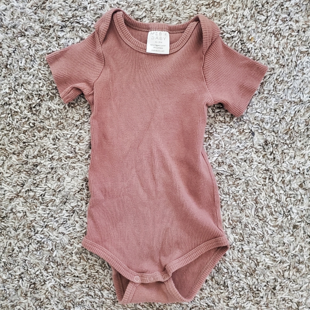 Mebie Baby Short Sleeve Onesie 12-18 month